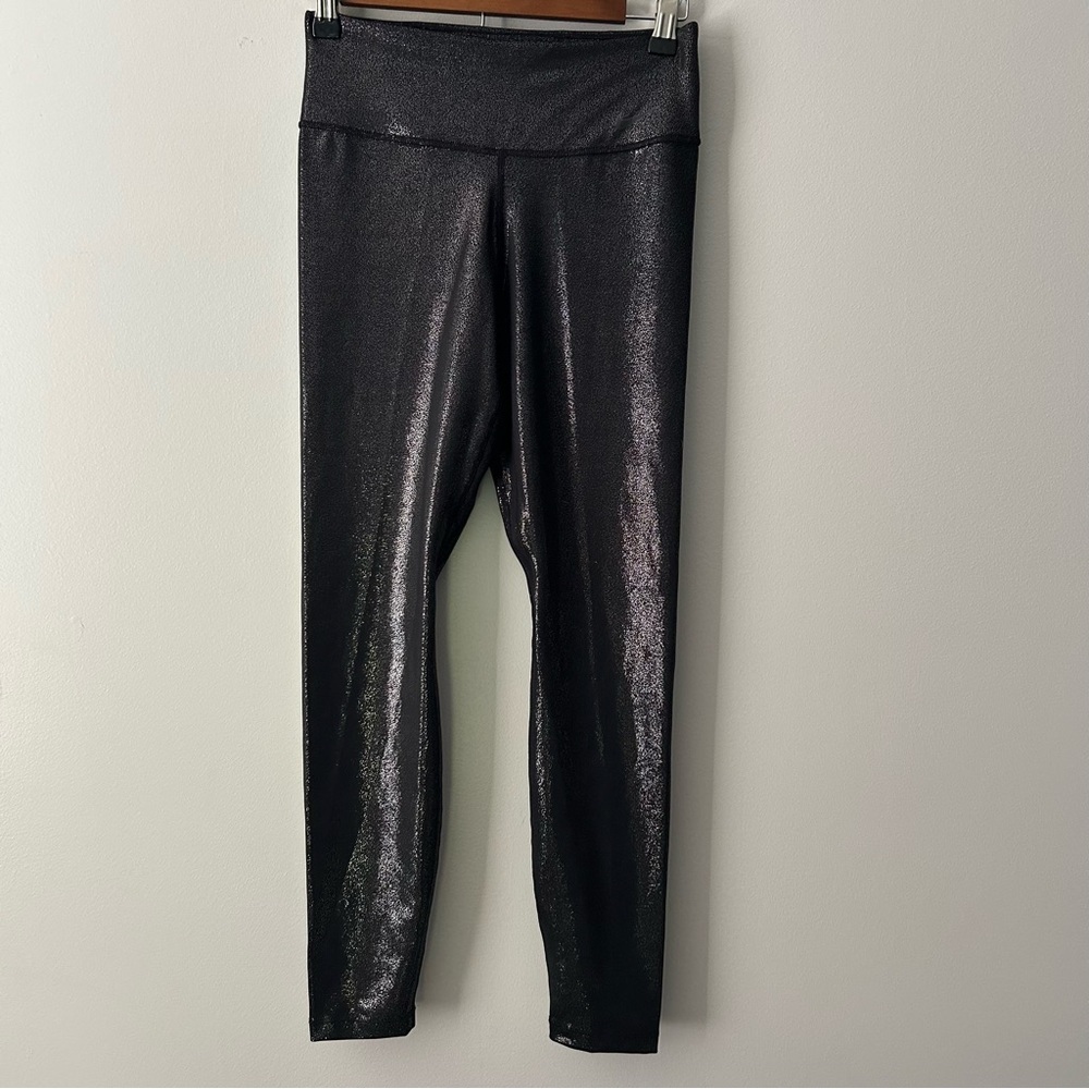 Nike dri-fit Shiny Black Leggings S